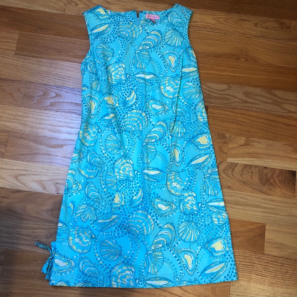 Lilly Pulitzer Shift Dress | Seashell Print | Sz 6 - Picture 3 of 5